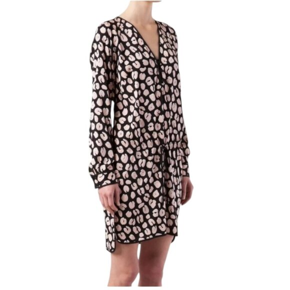 Veronica Beard Silk Leopard Print Dress I Size: 2 - Picture 1 of 12